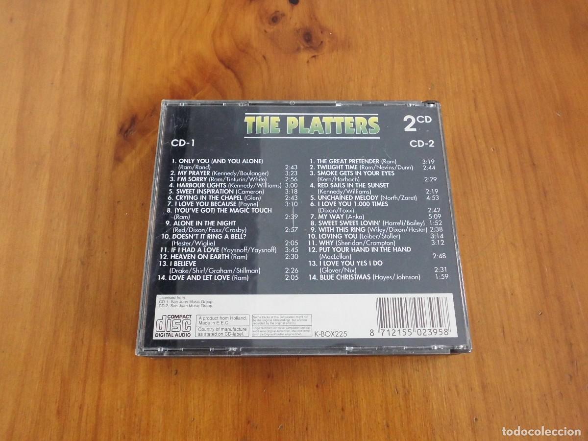 CDs de m&uacute;sica: DOBLE CD- THE PLATTERS - Foto 2