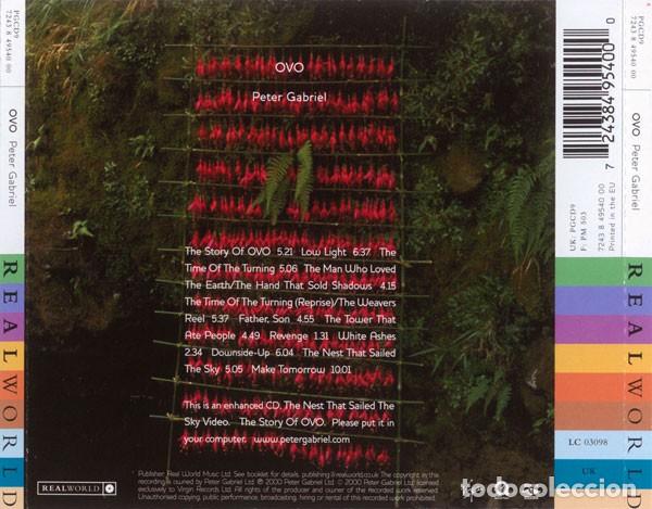 CDs de m&uacute;sica: Peter Gabriel - Ovo - Foto 2