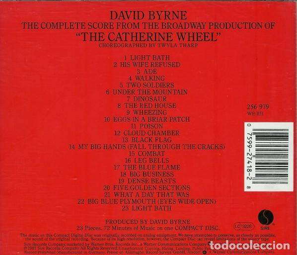 CDs de m&uacute;sica: David Byrne - The Catherine Wheel - Foto 2