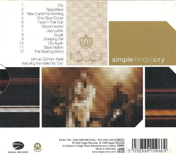 CDs de m&uacute;sica: Simple Minds - Cry (precintado) - Foto 2