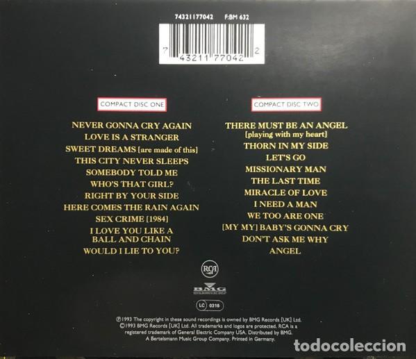 CDs de m&uacute;sica: Eurythmics - Live 1983-1989 (2 CDs) - Foto 2