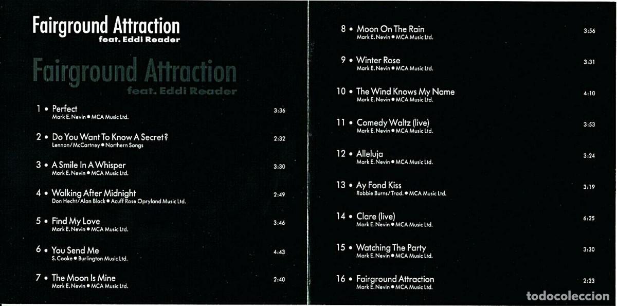 CDs de m&uacute;sica: FAIRGROUND ATTRACTION - &rdquo; THE COLLECTION &rdquo; - CD - Foto 3