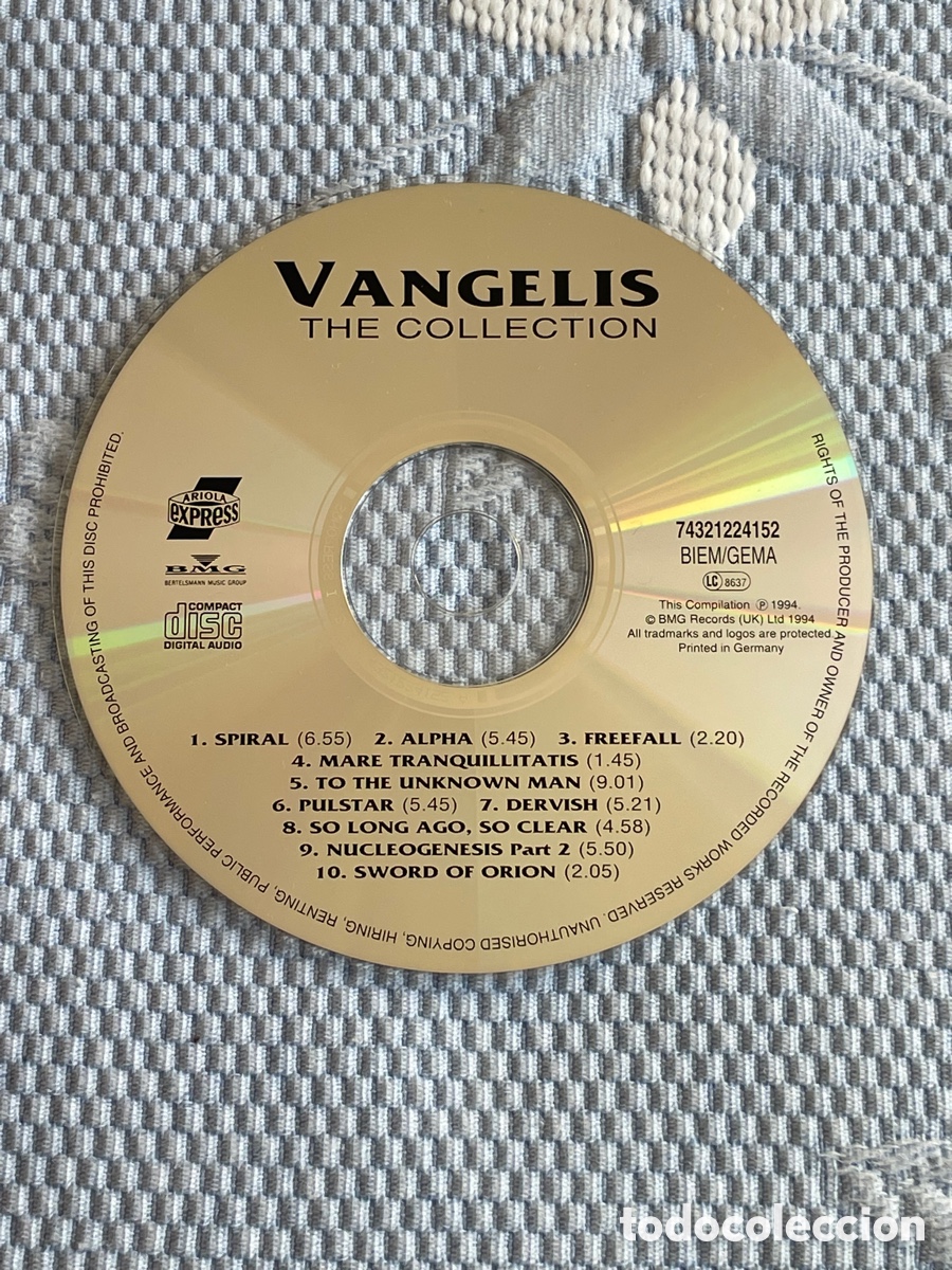 CDs de m&uacute;sica: CD Vangelis - The Collection - Foto 7