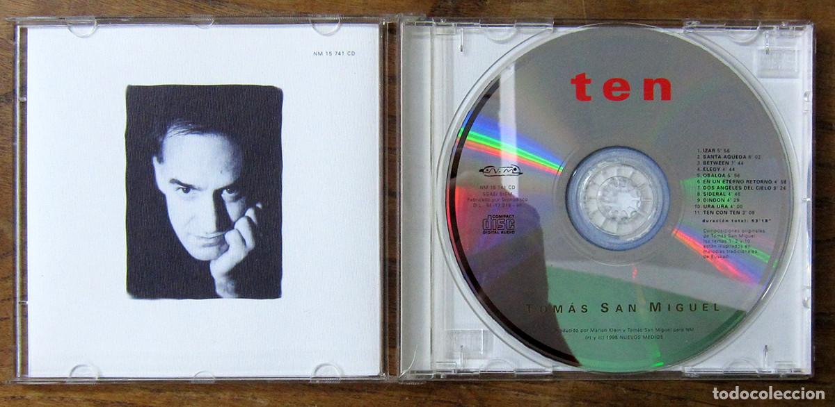 CDs de m&uacute;sica: TOM&Aacute;S SAN MIGUEL - TEN - 1998- - Foto 2