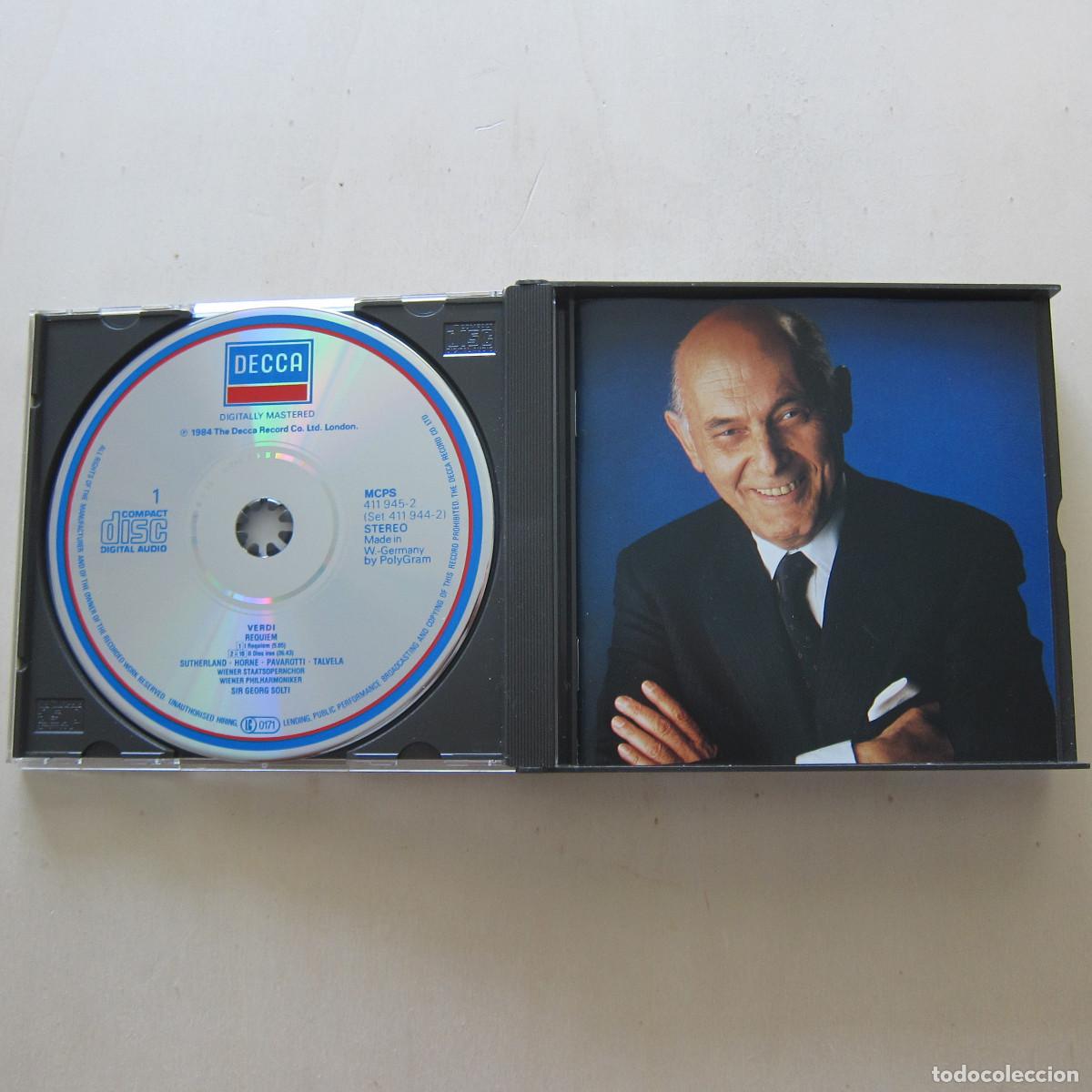 CDs de m&uacute;sica: VERDI. REQUIEM - SOLTI (DECCA) 2 CD - Foto 3