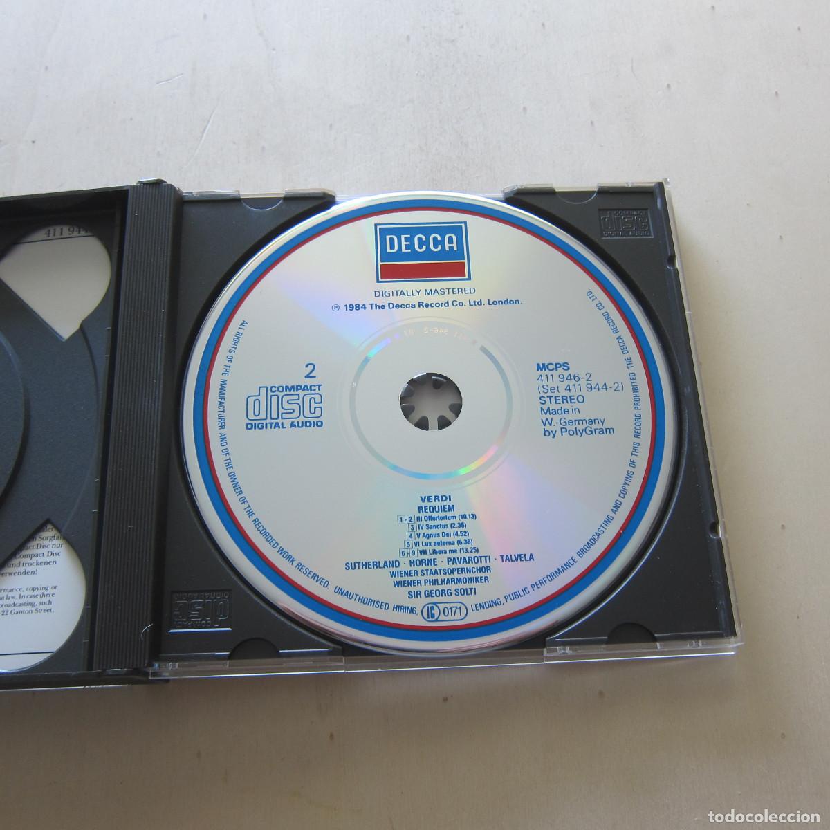 CDs de m&uacute;sica: VERDI. REQUIEM - SOLTI (DECCA) 2 CD - Foto 4