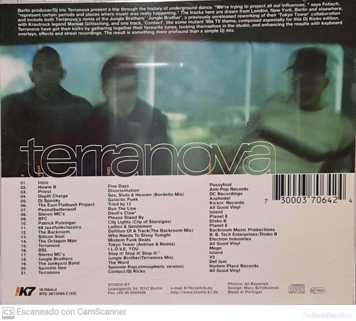 CDs de m&uacute;sica: Terranova &lrm;&ndash; DJ-Kicks - Foto 2
