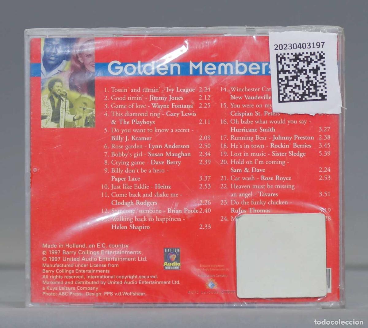 CDs de m&uacute;sica: CD. Golden Members Vol. 2. PRECINTADO - Foto 2