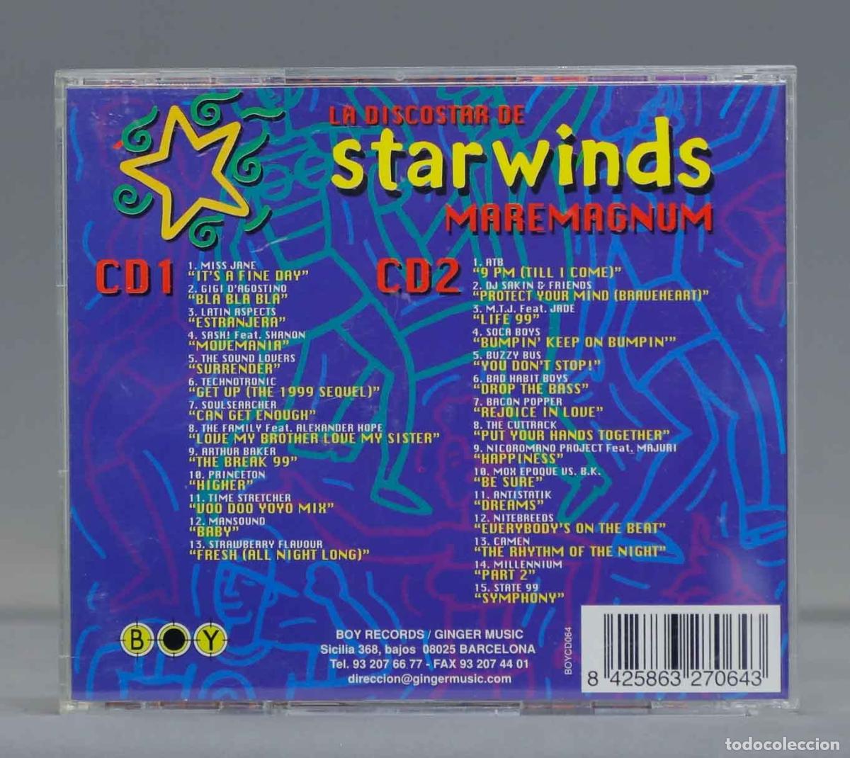 CDs de m&uacute;sica: 2 CD. Star Winds (La Discostar De Maremagnum) - Foto 2