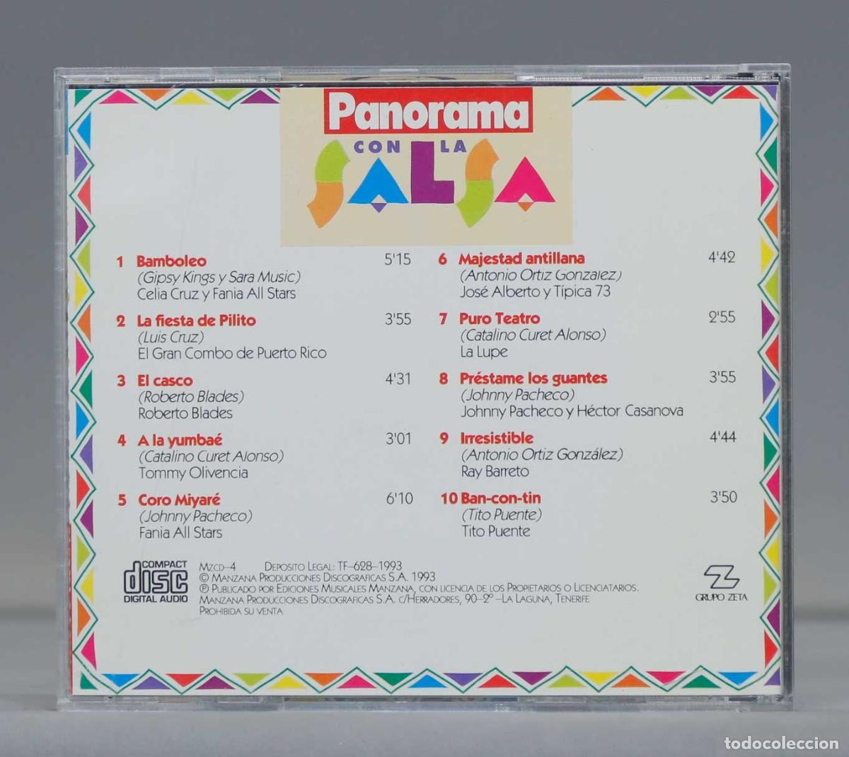 CDs de m&uacute;sica: CD. PANORAMA. SALSA. 4 - Foto 2