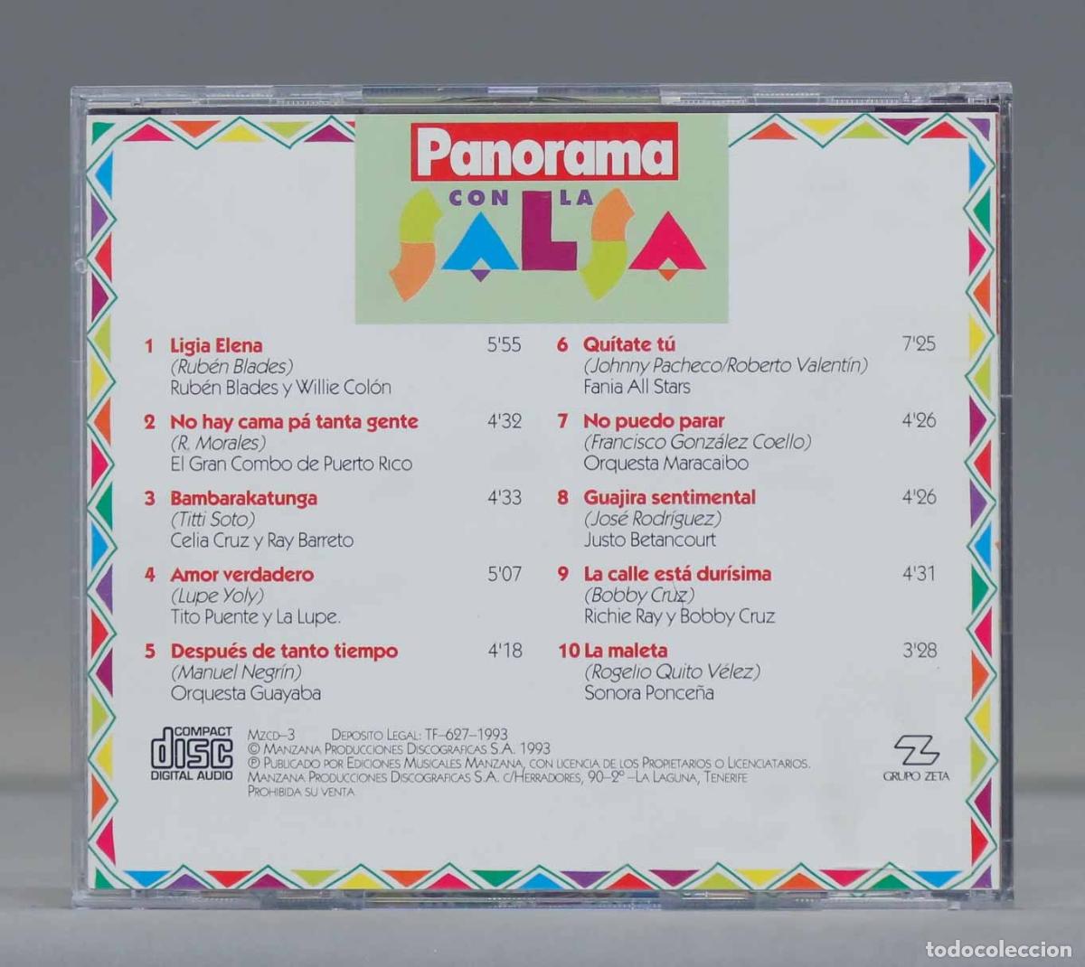 CDs de m&uacute;sica: CD. PANORAMA. SALSA. 3 - Foto 2