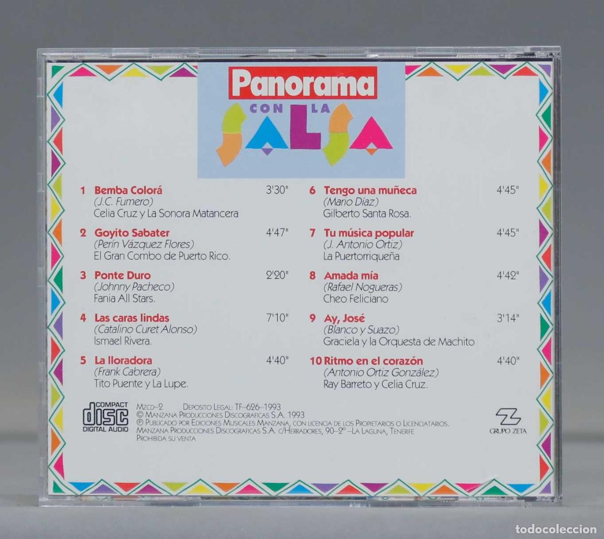 CDs de m&uacute;sica: CD. PANORAMA. SALSA. 2 - Foto 2