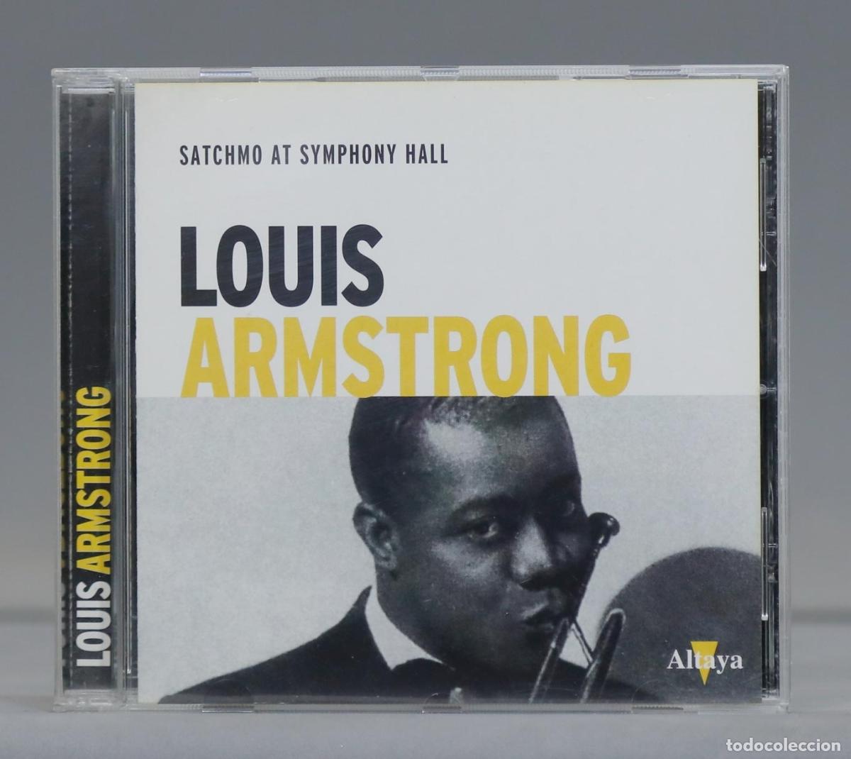 CDs de m&uacute;sica: CD. ARMSTRONG. SATCHMO AT SYMPHONY HALL - Foto 1