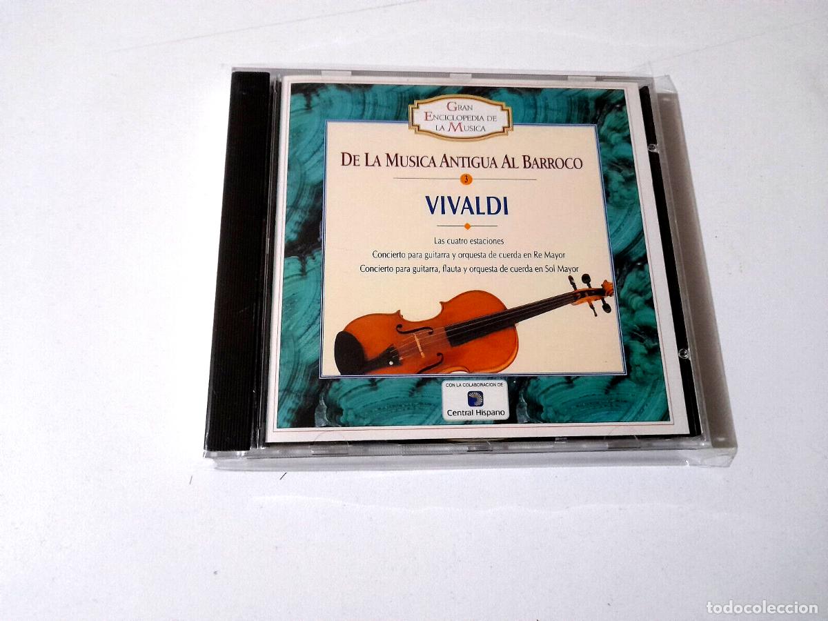 CDs de M&uacute;sica: CD &rdquo;DE LA MUSICA ANTIGUA AL BARROCO VIVALDI&rdquo; CD 10 TRACKS COMO NUEVO LAS 4 ESTAC