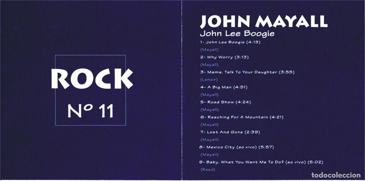CDs de m&uacute;sica: JOHN MAYALL &rdquo;JOHN LEE BOOGIE&rdquo; CD BRAZIL 1996 - Foto 2