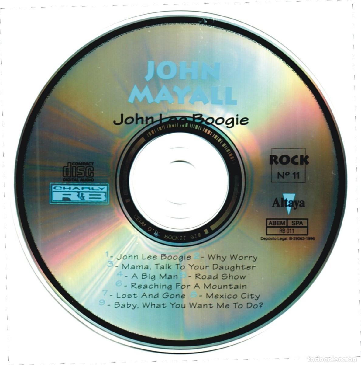 CDs de m&uacute;sica: JOHN MAYALL &rdquo;JOHN LEE BOOGIE&rdquo; CD BRAZIL 1996 - Foto 3