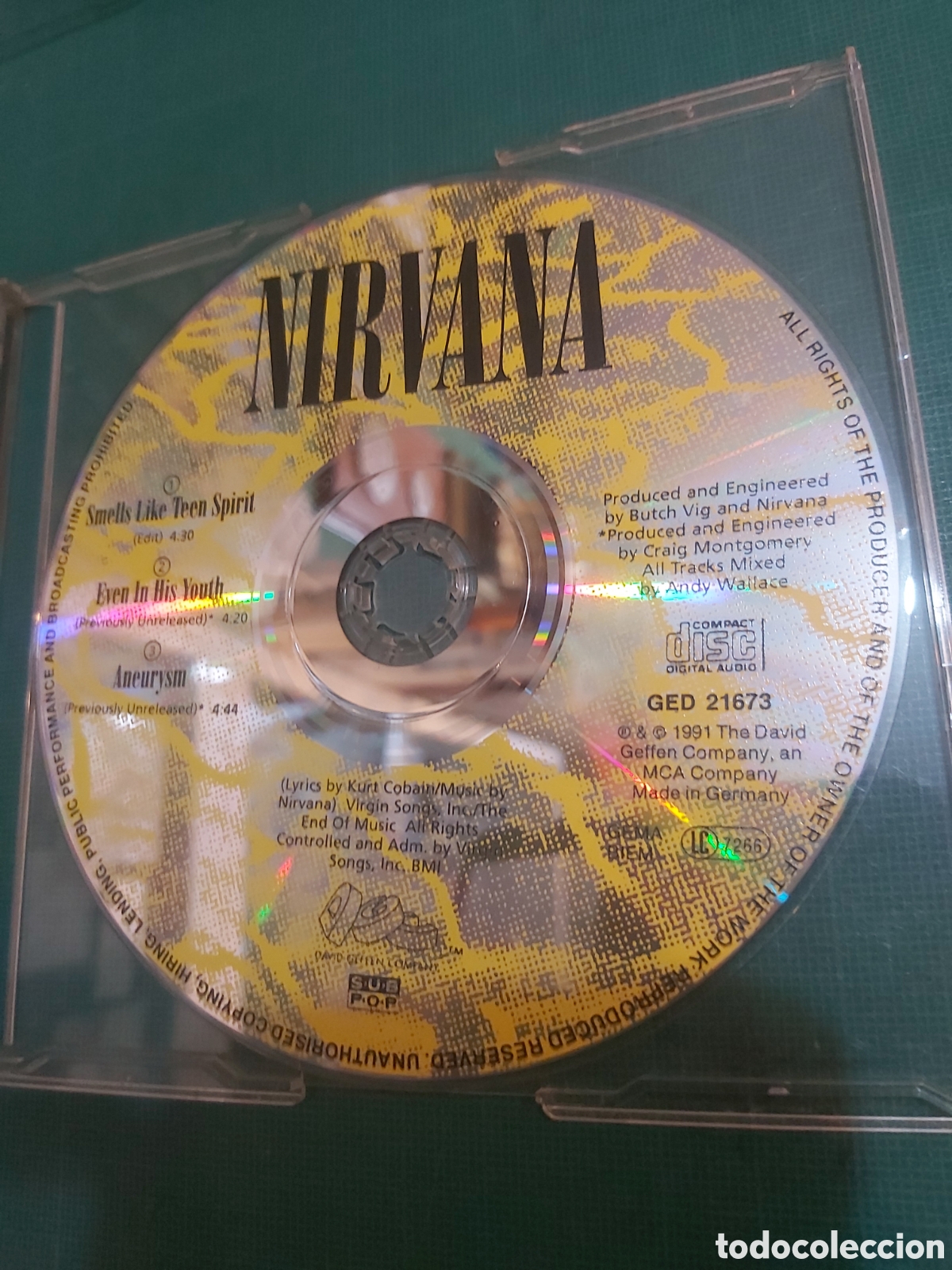 CDs de m&uacute;sica: Nirvana compact dusc Maxi single cinco - Foto 4