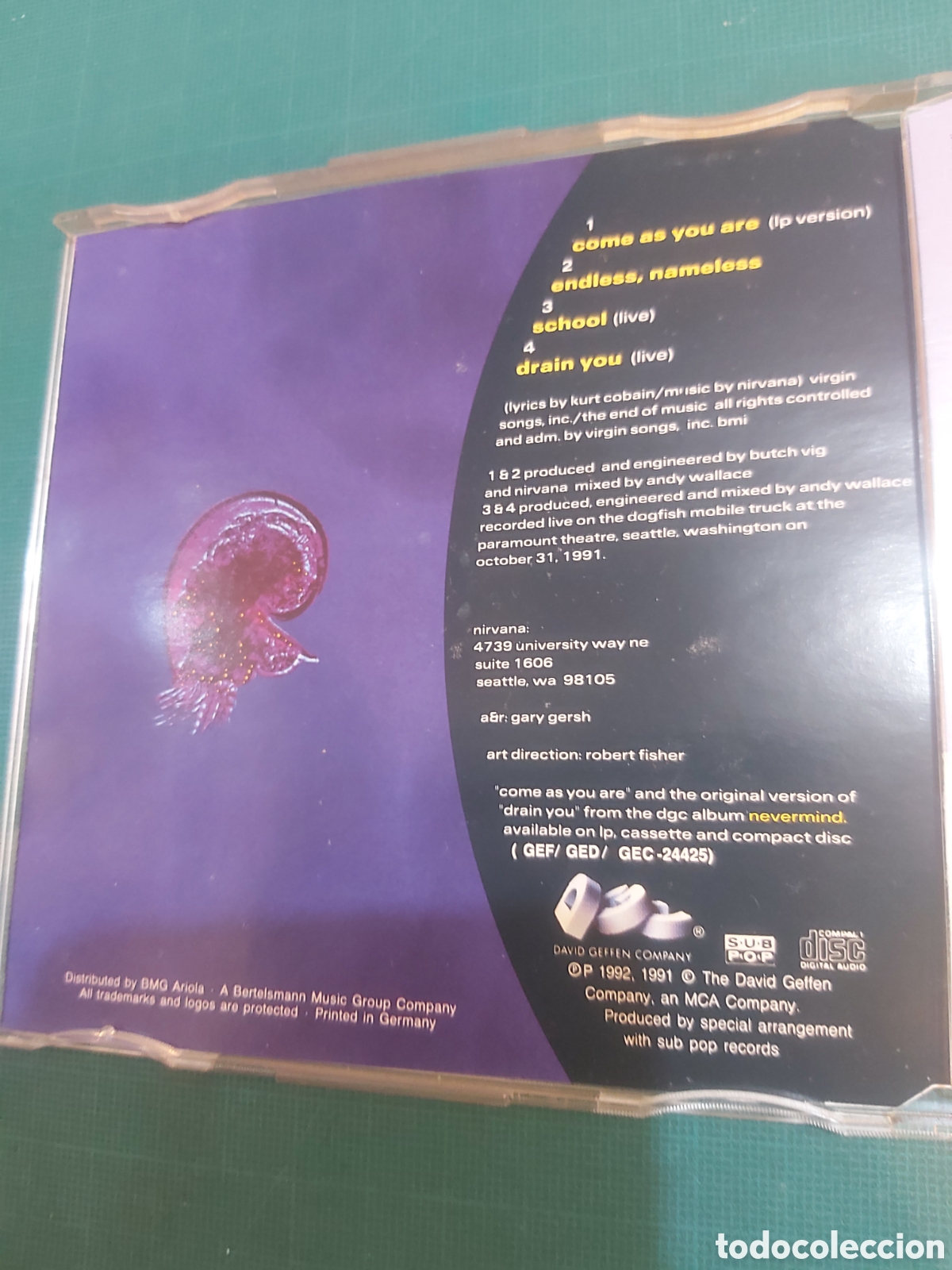 CDs de m&uacute;sica: Nirvana compact dusc Maxi single cinco - Foto 9