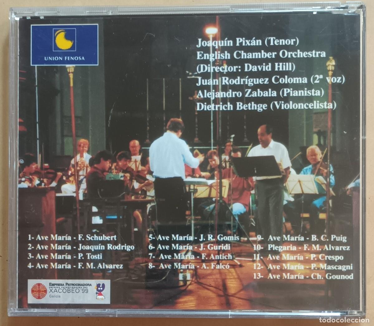 CDs de m&uacute;sica: CD - AVE MARIA - JOAQUIN PIXAN - Foto 2
