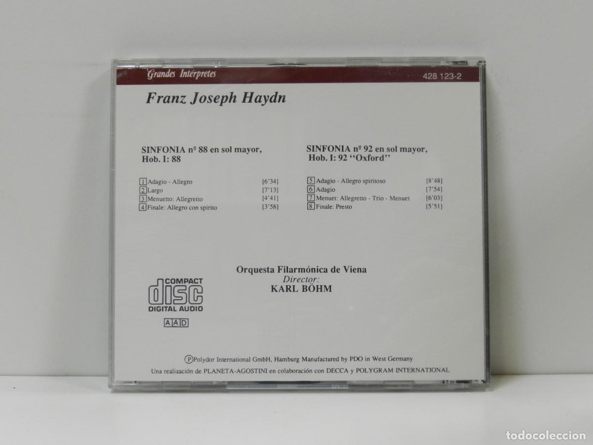 CDs de m&uacute;sica: DISCO CD. B&ouml;hm &ndash; Haydn. COMPACT DISC. - Foto 2