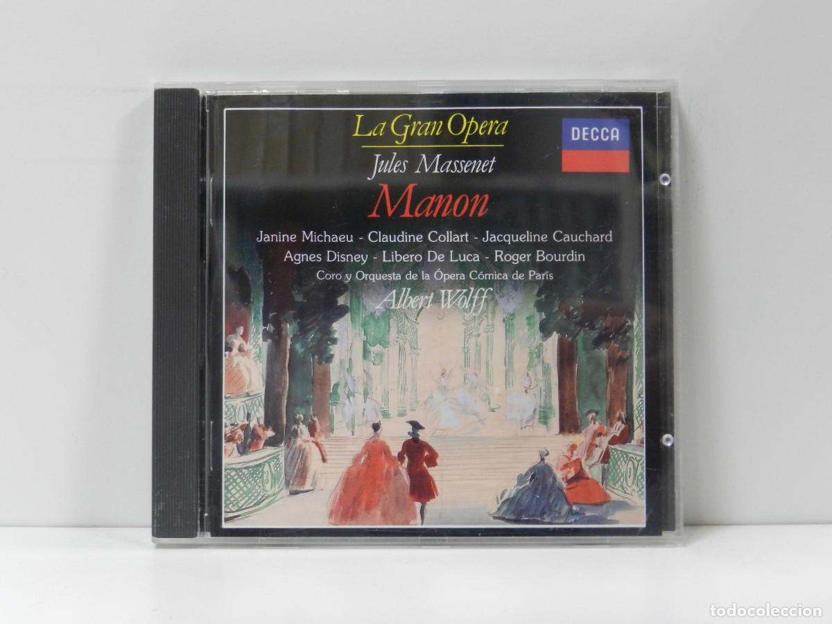 CDs de m&uacute;sica: DISCO CD. Massenet &ndash; Manon - La Gran &Oacute;pera. COMPACT DISC. - Foto 1