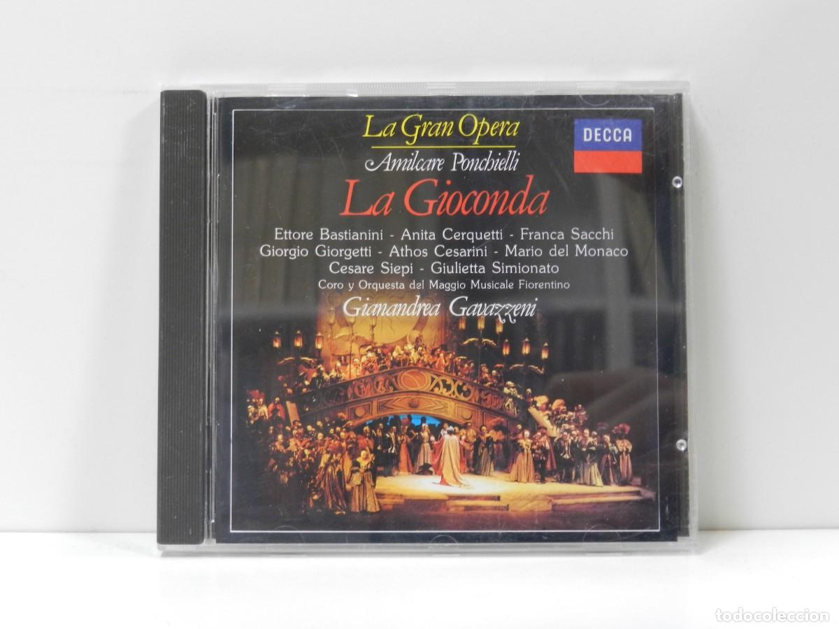 CDs de m&uacute;sica: DISCO CD. Ponchielli &ndash; La Gioconda - La Gran &Oacute;pera. COMPACT DISC. - Foto 1