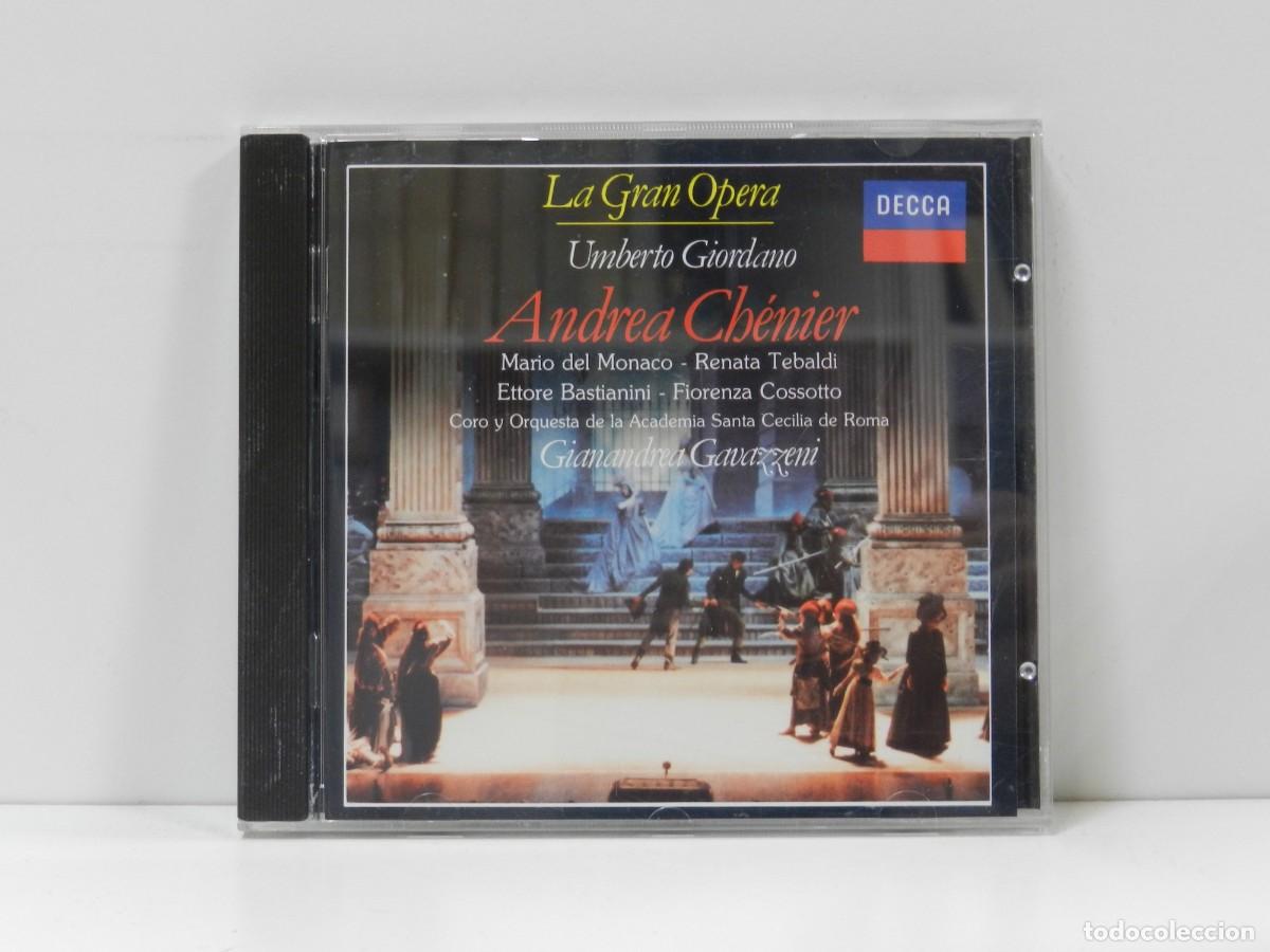 CDs de m&uacute;sica: DISCO CD. Giordano &ndash; Andrea Ch&eacute;nier - La Gran &Oacute;pera. COMPACT DISC. - Foto 1