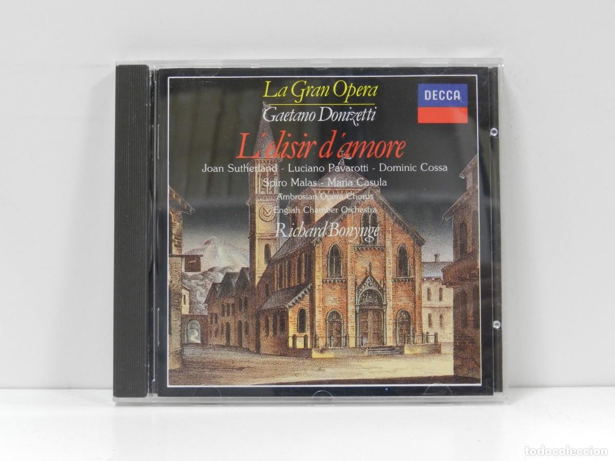 CDs de m&uacute;sica: DISCO CD. Donizetti &ndash; LElisir DAmore - La Gran &Oacute;pera. COMPACT DISC. - Foto 1