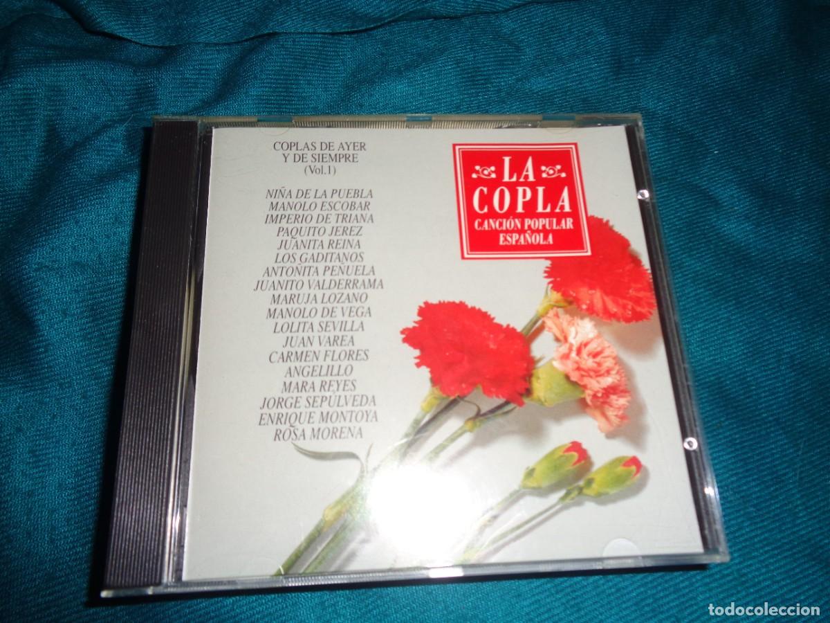 CDs de m&uacute;sica: LA COPLA. COPLAS DE AYER Y DE SIEMPRE. VOL. 1. CD. IMPECABLE - Foto 1
