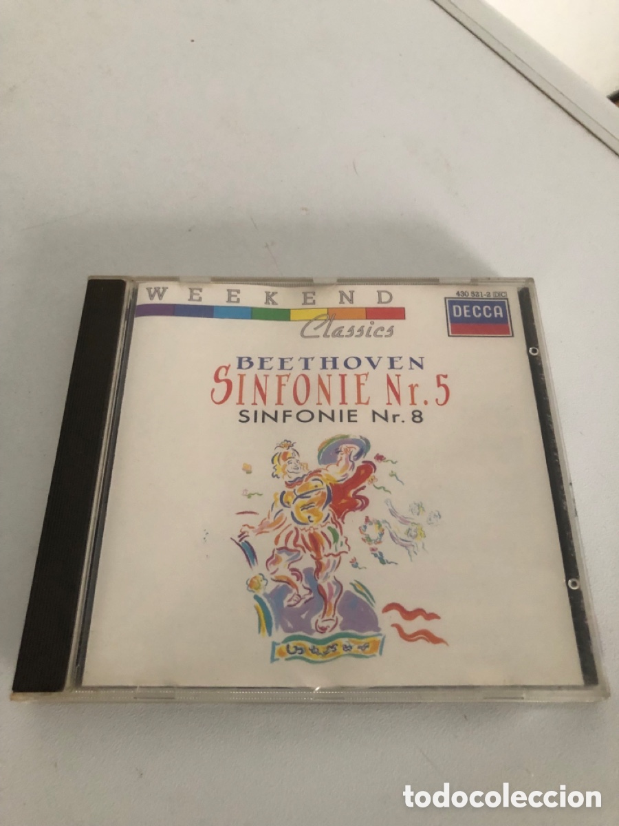 CDs de m&uacute;sica: Beethoven Sinfonien N 5 & 8 Weekend Classics Cd - Foto 1