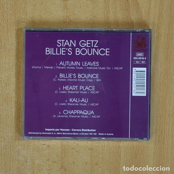 CDs de m&uacute;sica: STAN GETZ - BILLIES BOUNCE - CD - Foto 2