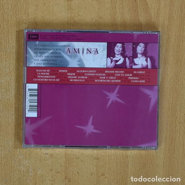 CDs de m&uacute;sica: AMINA - ALGO DE MI - CD - Foto 2