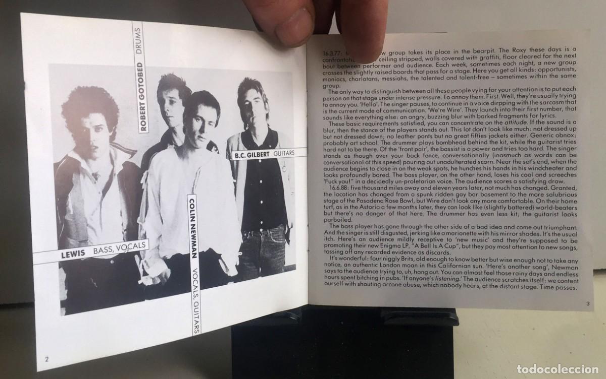 CDs de m&uacute;sica: Wire - On Returning (1977 - 1979) - CD - Foto 5