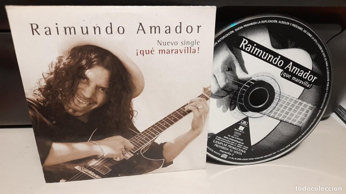 CDs de m&uacute;sica: CD SINGLE DE RAIMUNDO AMADOR : QUE MARAVILLA - Foto 1