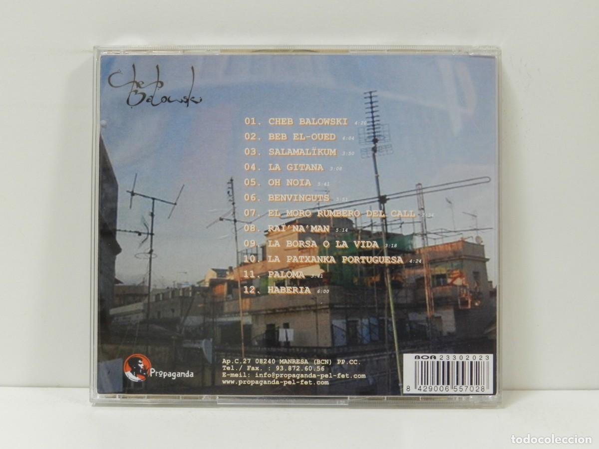 CDs de m&uacute;sica: DISCO CD. Cheb Balowski &ndash; Bartzeloona. COMPACT DISC. - Foto 2