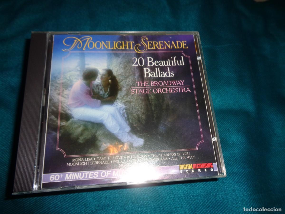CDs de m&uacute;sica: THE BROADWAY STAGE ORCHESTRA. MOONLIGHT SERENADE. CD. IMPECABLE(#) - Foto 1