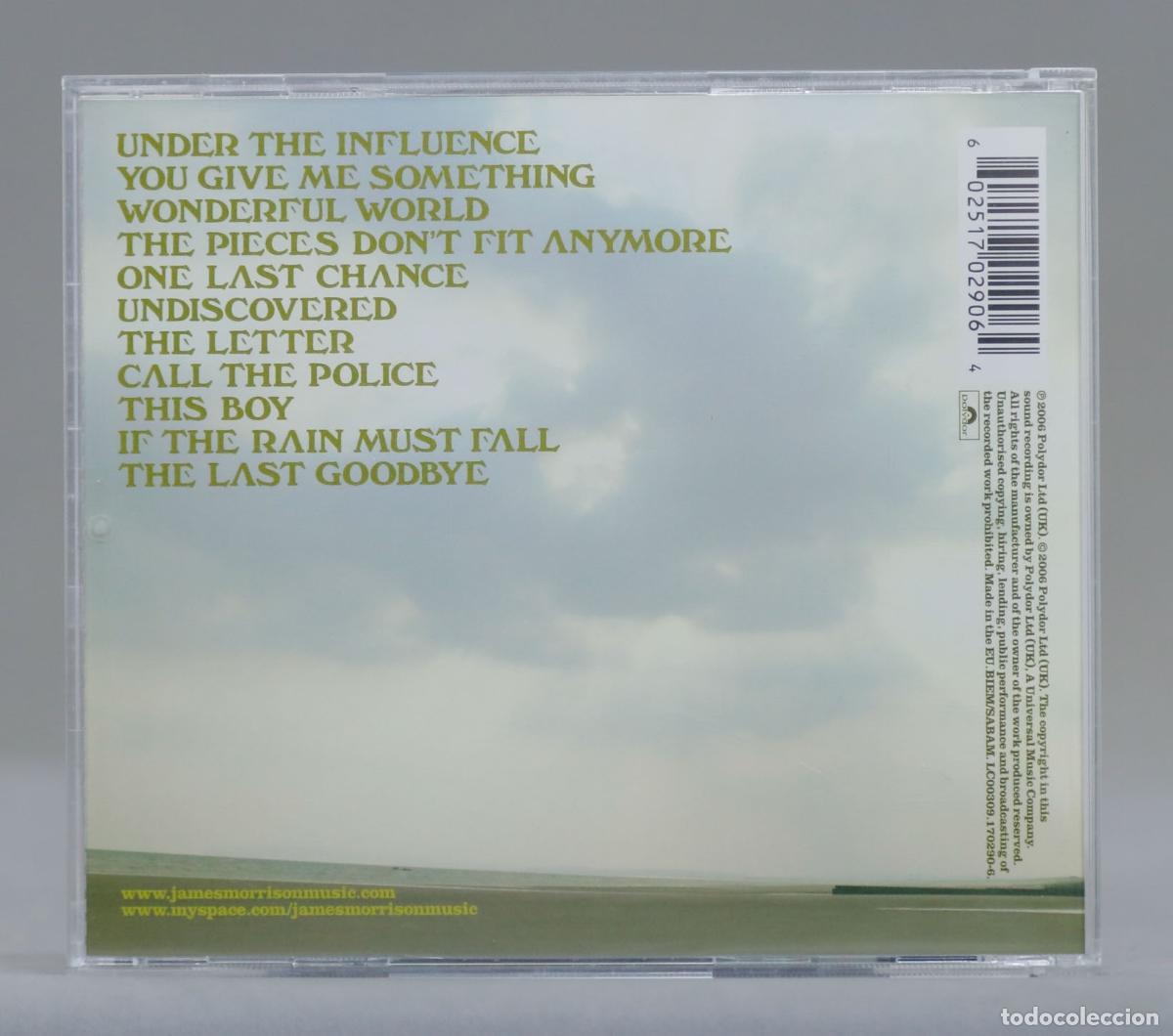 CDs de m&uacute;sica: CD. James Morrison &ndash; Undiscovered - Foto 2