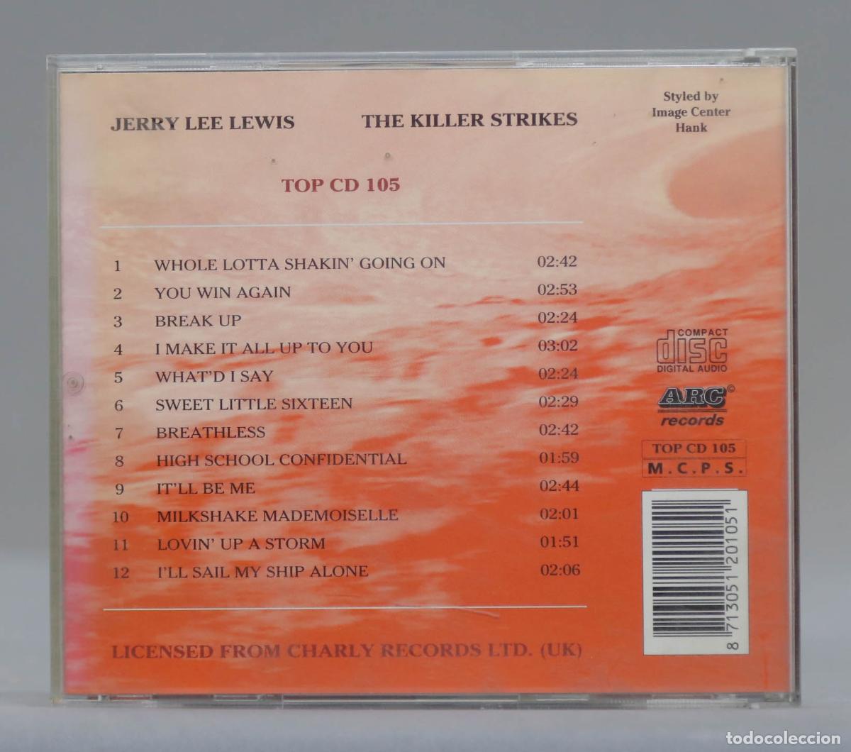 CDs de m&uacute;sica: CD. Jerry Lee Lewis &ndash; The Killer Strikes - Foto 2