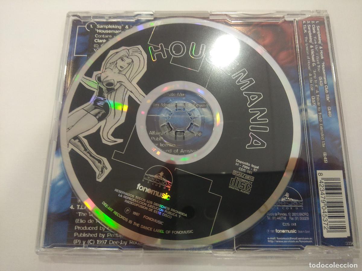 CDs de m&uacute;sica: HOUSEMANIA/CD SINGLE PROMOCIONAL. - Foto 2