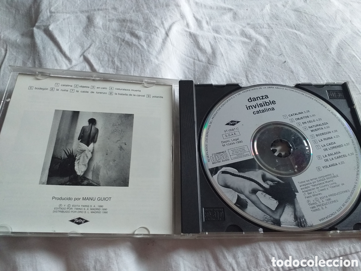 CDs de m&uacute;sica: CD-DANZA INVISIBLE. Catalina - Foto 2