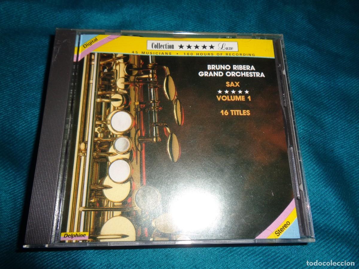 CDs de m&uacute;sica: BRUNO RIBERA GRAN ORQUESTA. SAX. VOLUME 1. CD. IMPECABLE - Foto 1