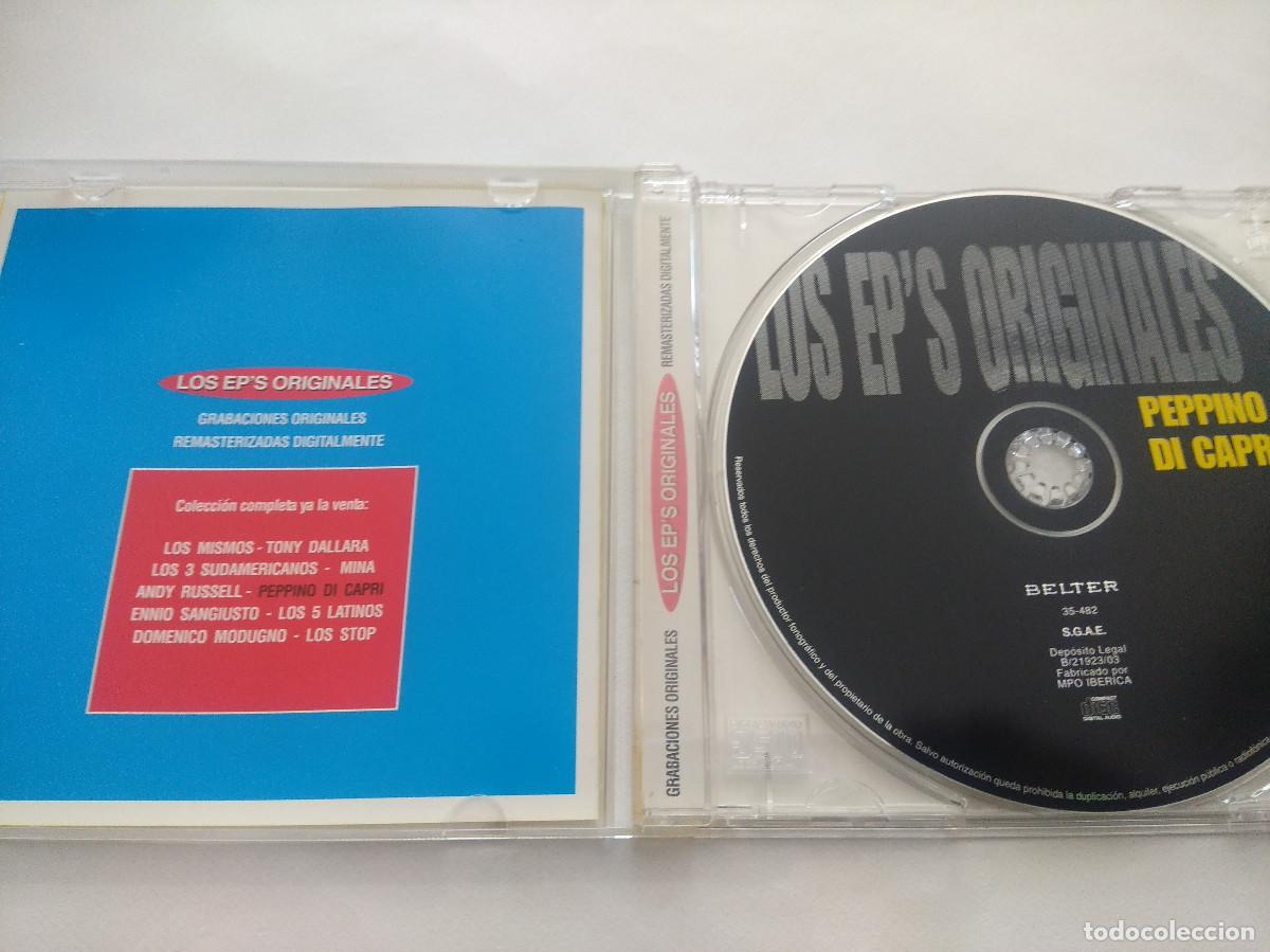 CDs de m&uacute;sica: PEPPINO DI CAPRI/LOS EPS ORIGINALES/CD. - Foto 2