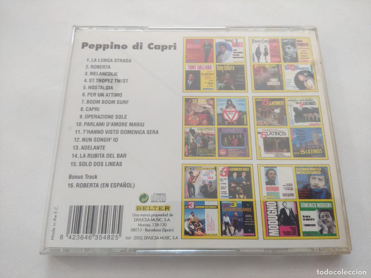 CDs de m&uacute;sica: PEPPINO DI CAPRI/LOS EPS ORIGINALES/CD. - Foto 3