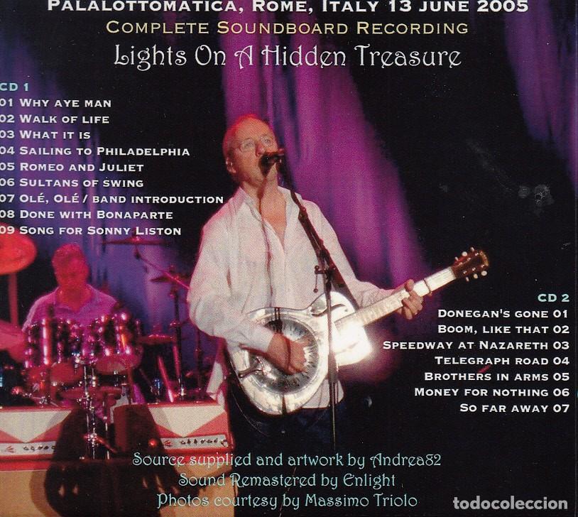 CDs de m&uacute;sica: MARK KNOPFLER. LIGHTS ON... ROME. 2 CD. - Foto 2