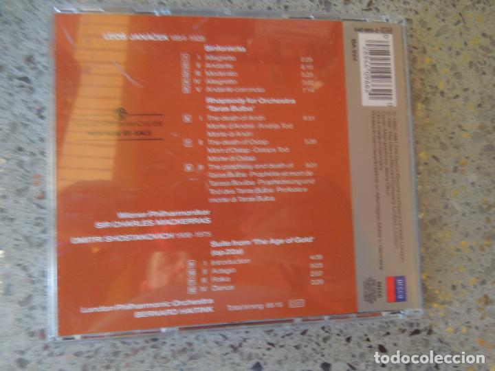 CDs de m&uacute;sica: JAN&Aacute;CEK - SINFONIETTA - TARAS BULBA - MACKERRS . HAITINK - CD - Foto 2