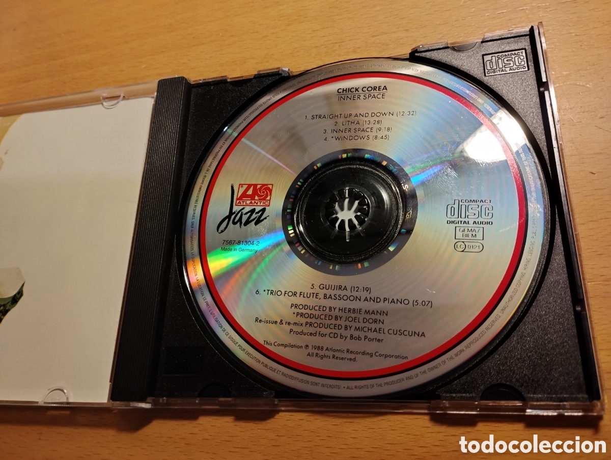 CDs de m&uacute;sica: CHICK COREA. INNER SPACE (CD) - Foto 2