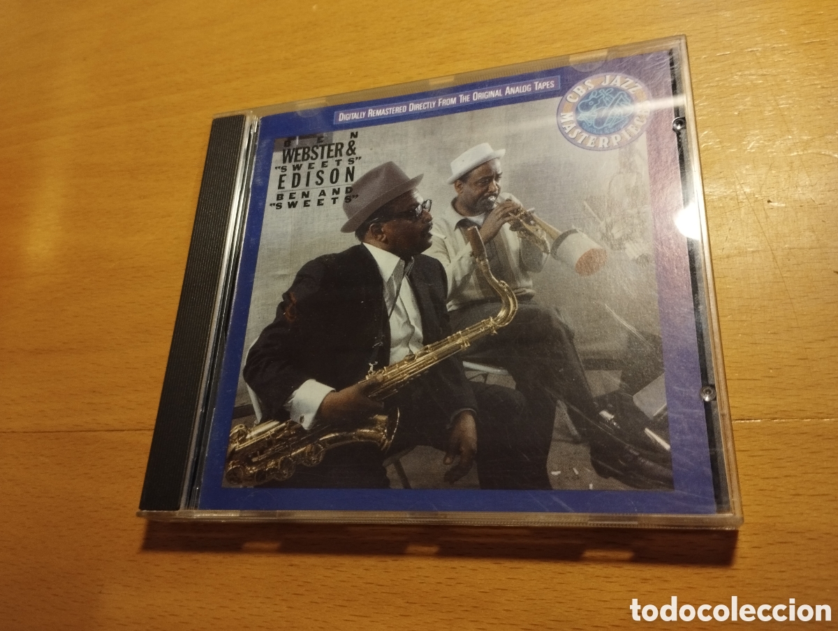 CDs de m&uacute;sica: BEN WEBSTER & SWEETS EDISON. BEN AND SWEETS (CD) - Foto 1