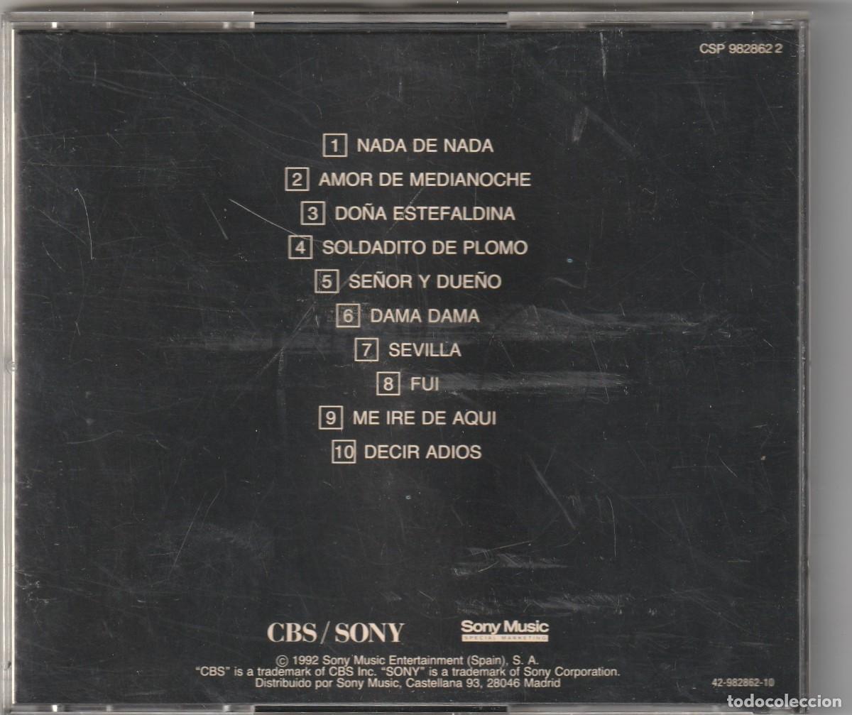 CDs de m&uacute;sica: CECILIA - GRANDES EXITOS (CD CBS/SONY 1992) - Foto 2