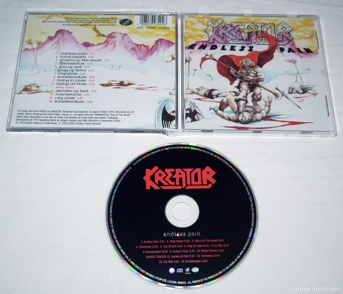 CDs de m&uacute;sica: CD KREATOR - ENDLESS PAIN - Foto 2
