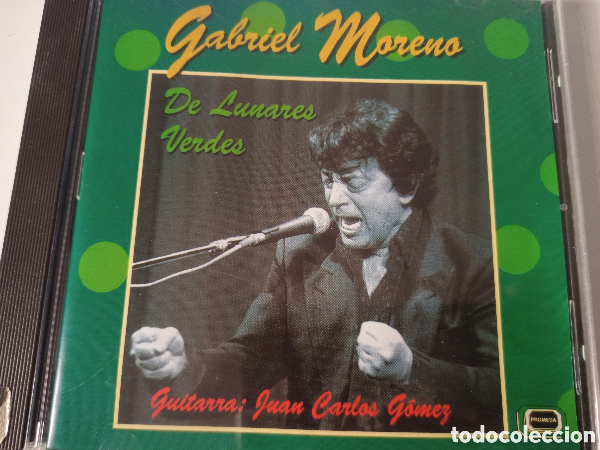 CDs de m&uacute;sica: Gabriel Moreno - De verdes lunares - Foto 1